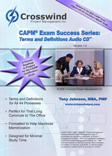 CAPM Exam Success Series: Terms and Definitions (Audio CD) (9780978703226) by Tony Johnson; MBA; PMP; PgMP