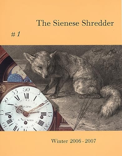 9780978710804: Sienese Shredder Issue 1 /anglais (The Sienese Shredder)