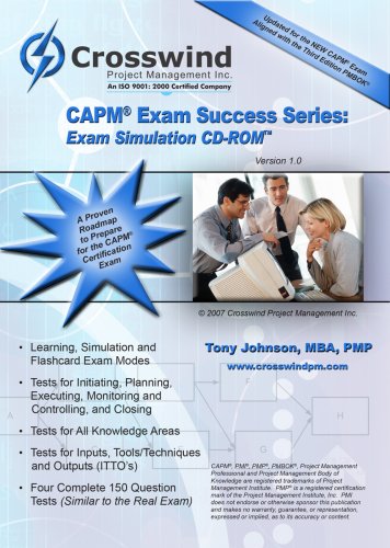 CAPM Exam Success Series:Exam Simulation CD-ROM (9780978723002) by Tony Johnson; MBA; PMP; PgMP