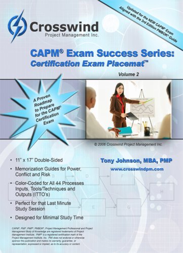CAPM Exam Success Series: Placemat Vol. 2 (ITTO Process Tables) (9780978723057) by Tony Johnson; MBA; PMP; PgMP