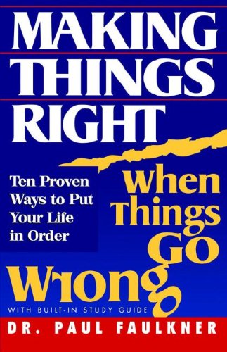 Beispielbild fr Making Things Right When Things Go Wrong zum Verkauf von Your Online Bookstore