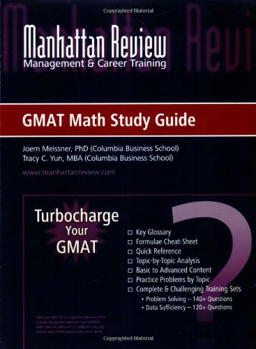 Beispielbild fr Manhattan Review Turbocharge Your GMAT: Math Study Guide zum Verkauf von SecondSale