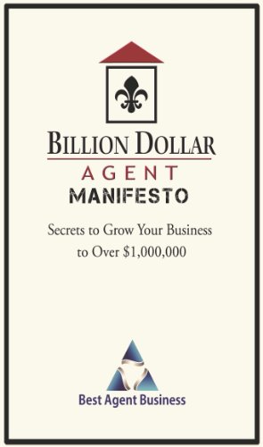 Beispielbild fr Billion Dollar Agent Manifesto zum Verkauf von Zoom Books Company