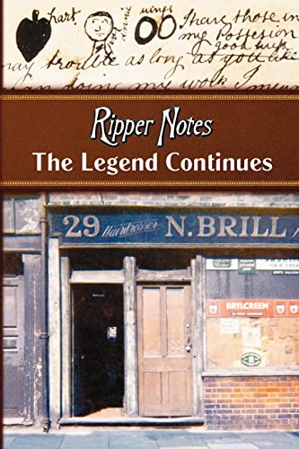 Ripper Notes: The Legend Continues (9780978911225) by Norder, Dan; Vanderlinden, Wolf; Sharp, Alan