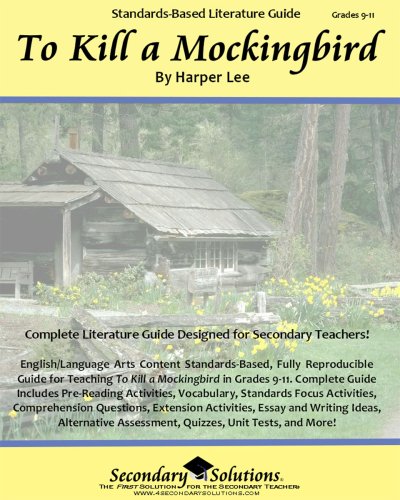 Beispielbild fr To Kill a Mockingbird Teacher Guide - complete lesson unit for teaching the novel To Kill a Mockingbird by Harper Lee zum Verkauf von SecondSale