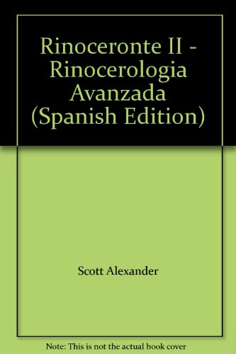 9780978982010: Rinoceronte II - Rinocerologia Avanzada (Spanish Edition)