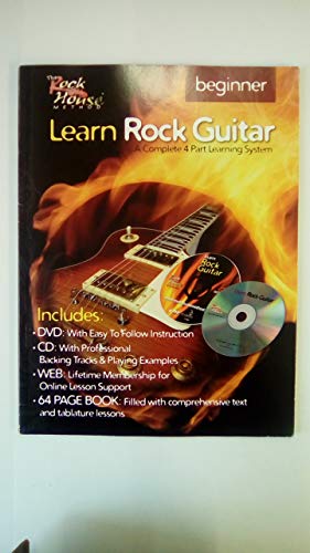 Beispielbild fr Learn Rock Guitar - Beginner Level: A Complete 4-Part Learning System (The Rock House Method) zum Verkauf von GoldBooks