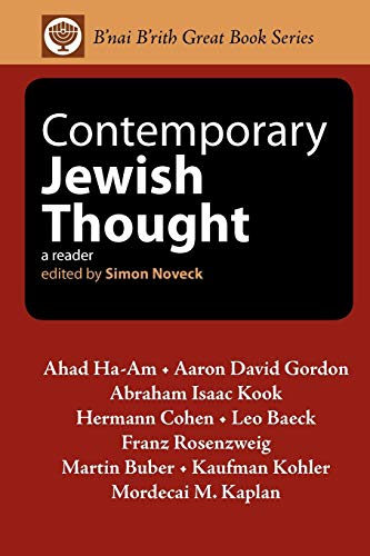 Beispielbild fr Contemporary Jewish Thought: A Reader zum Verkauf von ThriftBooks-Dallas