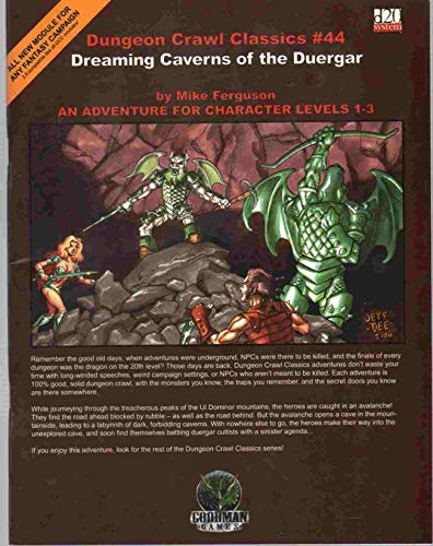 9780979006500: Dungeon Crawl Classics 44*OP: Dreaming Caverns of the Duergar