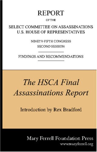 Imagen de archivo de Final Report of the House Select Committee on Assassinations a la venta por Save With Sam