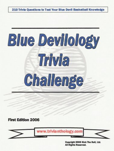 Blue Devilology Trivia Challenge (9780979039652) by Kick The Ball; Ltd