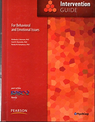 Imagen de archivo de BASC-2 Intervention Guide for Behavioral and Emotional Issues a la venta por HPB-Red