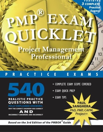 Stock image for Pmp Exam Quicklet: Project Management Professional Practice Exams for sale by ThriftBooks-Dallas