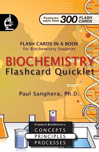 Stock image for Biochemistry Flashcard Quicklet: Flash Cards in a Book for Biochemistry Students for sale by SecondSale