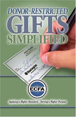 Beispielbild fr Donor-Restricted Gifts Simplified by Dan Busby (2007-12-14) zum Verkauf von Goodwill