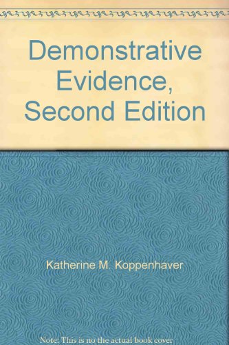 9780979199509: Demonstrative Evidence, Second Edition