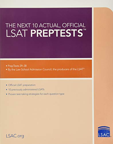 Imagen de archivo de The Next 10 Actual Official LSAT Preptests: (Preptests 29-38) a la venta por ThriftBooks-Phoenix