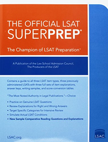 Beispielbild fr The Official LSAT SuperPrep : The Champion of LSAT Prep zum Verkauf von Better World Books