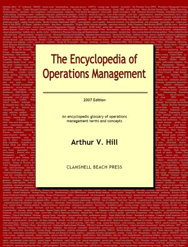 Imagen de archivo de The Encyclopedia of Operations Management a la venta por HPB-Red