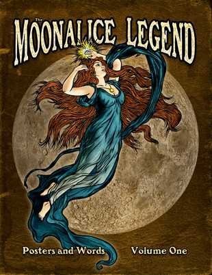 The Moonalice Legend posters and Words Volume One