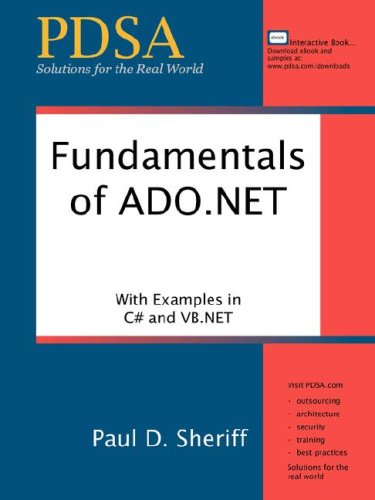 Imagen de archivo de Fundamentals of ADO.NET: With Examples in C# and V.b.net a la venta por Phatpocket Limited