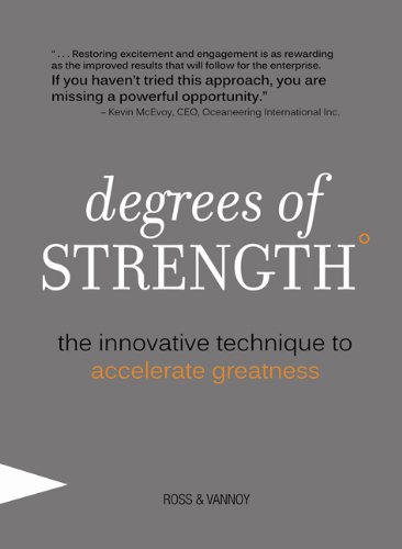 Imagen de archivo de Degrees of Strength : The Innovative Technique to Accelerate Greatness a la venta por Better World Books