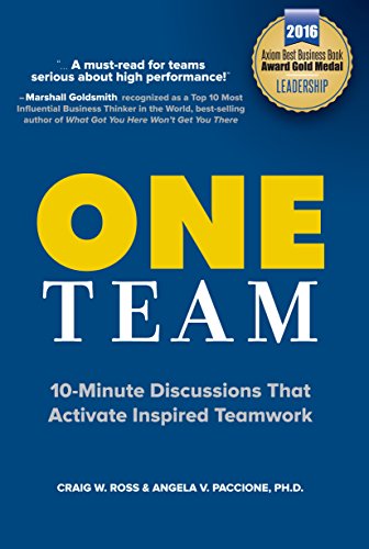 Beispielbild fr ONE Team: 10-Minute Discussions That Activate Inspired Teamwork zum Verkauf von SecondSale