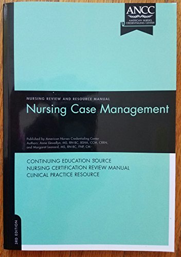 Beispielbild fr Nursing Care Management Review and Resource Manual zum Verkauf von ThriftBooks-Dallas