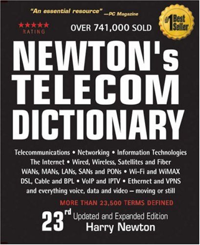 Beispielbild fr Newton's Telecom Dictionary zum Verkauf von Better World Books