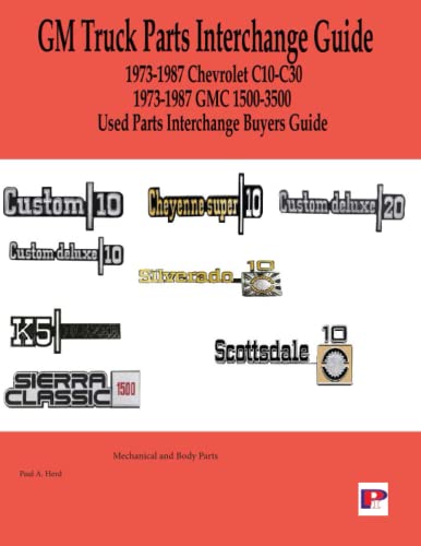 Beispielbild fr GM Truck Used Parts Buyers Guide 1973-1987 zum Verkauf von GF Books, Inc.