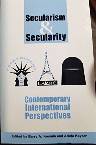Imagen de archivo de Secularism & Secularity: Contemporary International Perspectives a la venta por Rye Berry Books