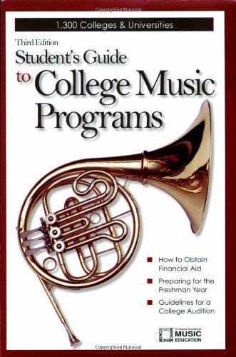 Stock image for Student's Guide to College Music Programs for sale by ThriftBooks-Dallas