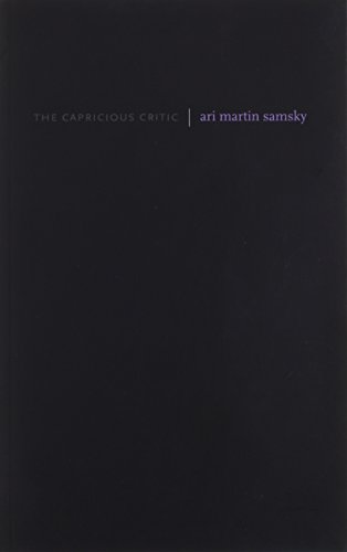 Imagen de archivo de The Capricious Critic a la venta por ThriftBooks-Atlanta