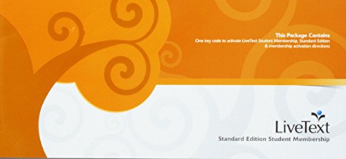 9780979663543: LiveText (Standard Edition) - Student Membership