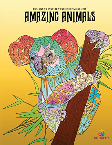 Stock image for Amazing Animals: Adult Coloring Book, Designs to Inspire Your Creative Genius for sale by Lucky's Textbooks