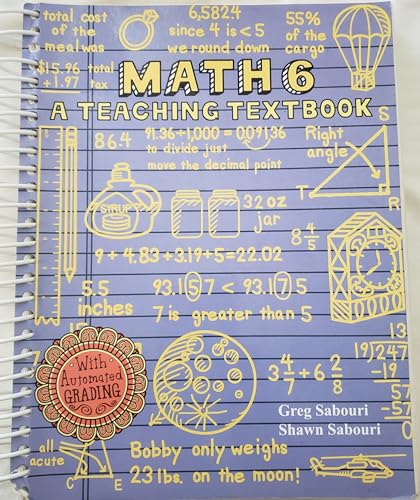 Beispielbild fr Math 6: A Teaching Textbook + Answer Booklet zum Verkauf von Smith Family Bookstore Downtown