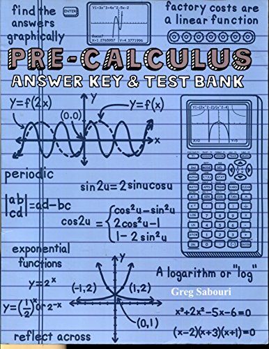 Stock image for A Teaching Text Books PRE Calculus Text Books And The Answer Keys. for sale by Giant Giant