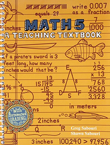 Stock image for Math 5 a Teaching Textbook and Workbook/ Answer Key for sale by KuleliBooks