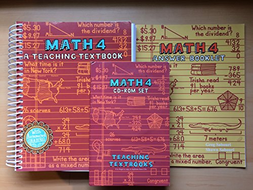 Stock image for Math 4: A Teaching Textbook for sale by SecondSale