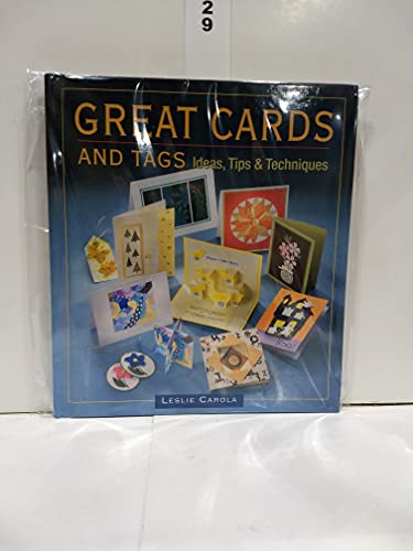 9780979792212: Great Cards and Tags: Ideas, Tips & Techniques [Gebundene Ausgabe] by Leslie ...