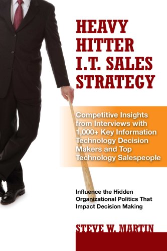 Stock image for Heavy Hitter I.T. Sales Strategy: Competitive Insights from Interviews With 1,000+ Key Information Technology Decision Makers and Top Technology Salespeople for sale by Jenson Books Inc
