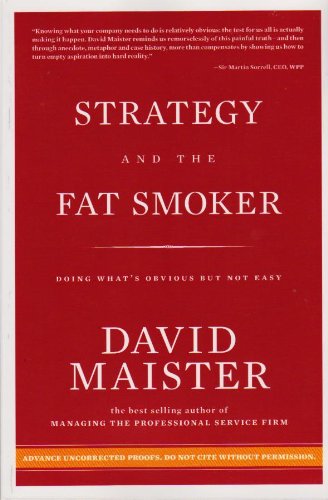 Imagen de archivo de Strategy and the Fat Smoker a la venta por ThriftBooks-Atlanta