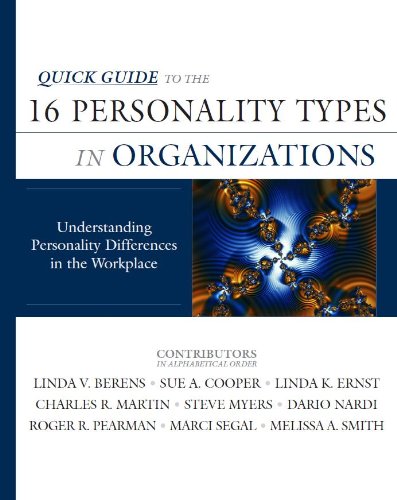 9780979868450: 16 Personality Types in Organizations: Understanding Personality Differences in the Workplace