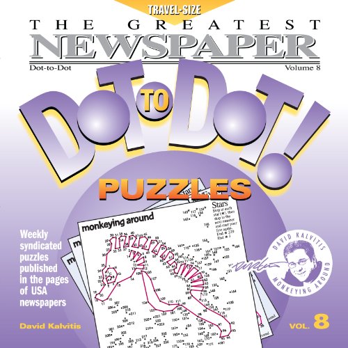 9780979975394: Greatest Newspaper Dot-to-Dot Puzzles (Vol. 8) - Activity Book - Mini Travel Size (5.5" x 5.5")