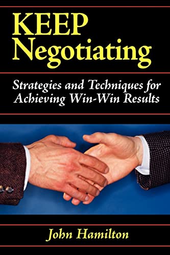 Beispielbild fr Keep Negotiating zum Verkauf von Better World Books