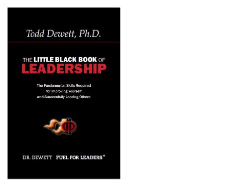 Stock image for The Little Black Book Of Leadership for sale by Better World Books: West