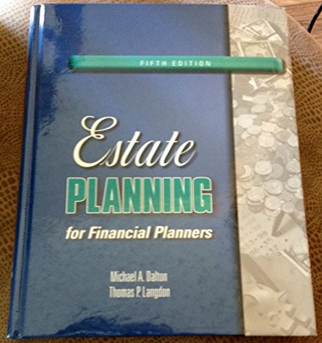Stock image for Estate Planning for Financial Advisors Fifth Edition for sale by SecondSale