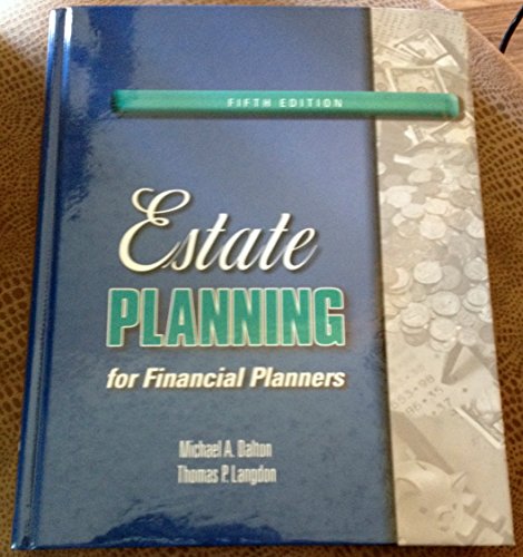 Stock image for Estate Planning for Financial Advisors Fifth Edition for sale by Big River Books