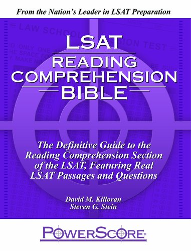 9780980178227: LSAT Reading Comprehension Bible: The Definitive Guide to the Reading Comprehension Section of the LSAT, Featuring Real LSAT Passages and Questions