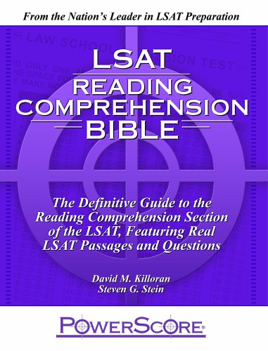9780980178227: Lsat Reading Comprehension Bible: The Definitive Guide to the Reading Comprehension Section of the Lsat, Featuring Real Lsat Passages and Questions